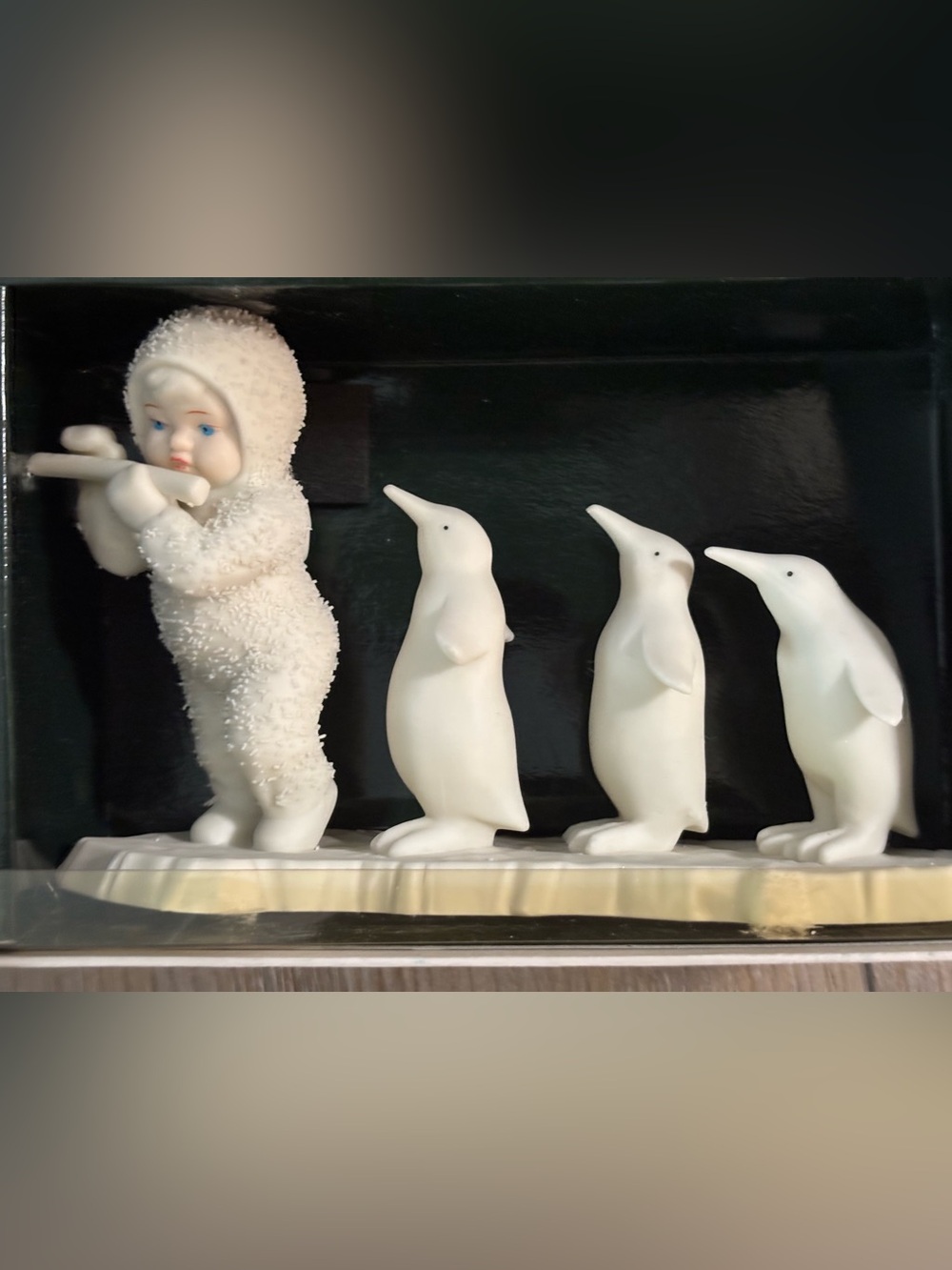 Department 56 Snowbabies Porcelain Figurine "PENGUIN PARADE" # 7986-3 - IOB